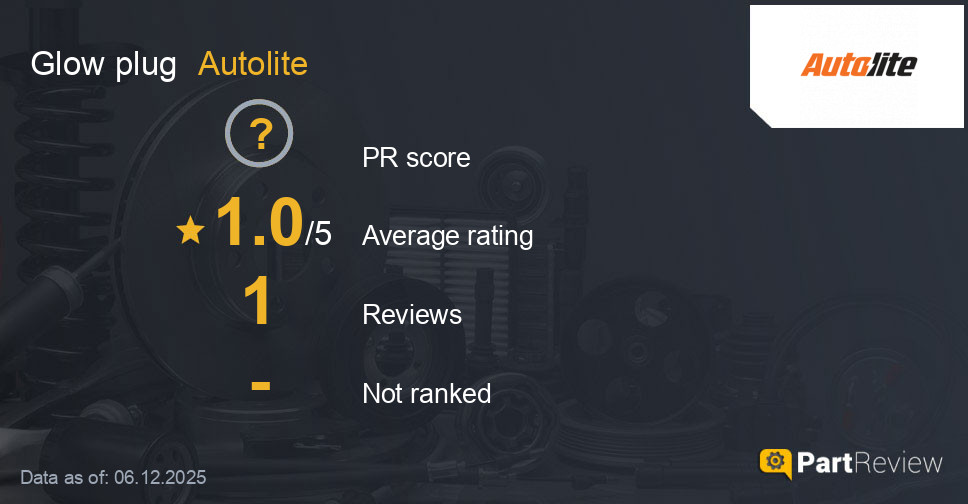 Reviews of Autolite glow plug