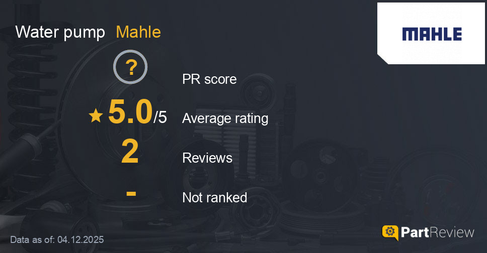 Reviews of Mahle water pump