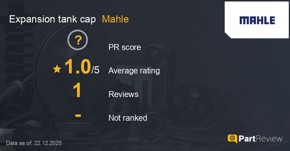 Reviews of Mahle expansion tank cap