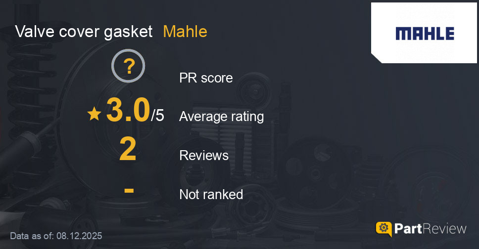 Reviews of Mahle valve cover gasket