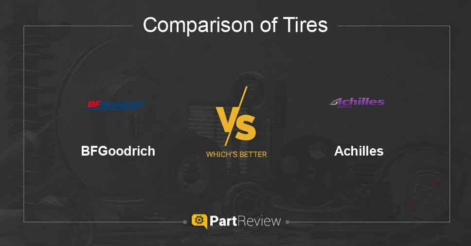 Comparison of tires BFGoodrich and Achilles