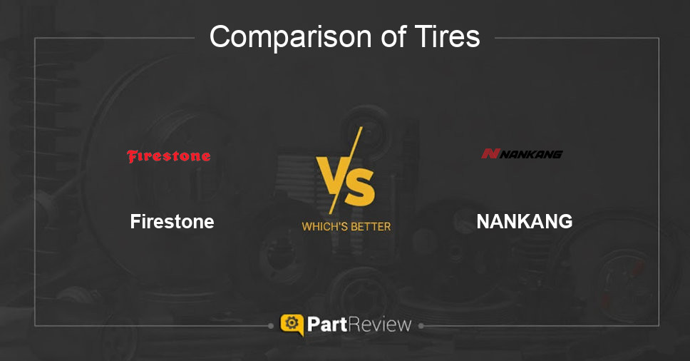 Comparison of tires Firestone and NANKANG
