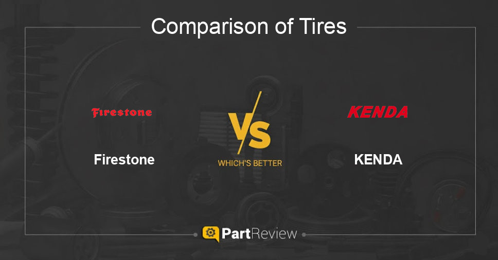 Comparison of tires Firestone and KENDA