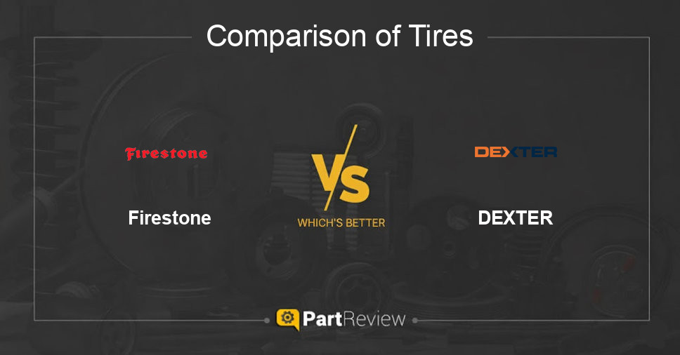 Comparison of tires Firestone and DEXTER