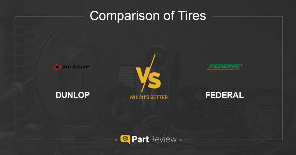 Comparison of tires DUNLOP and FEDERAL