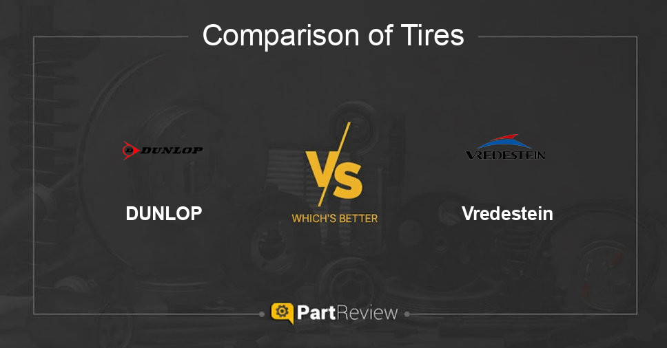 Comparison of tires DUNLOP and Vredestein
