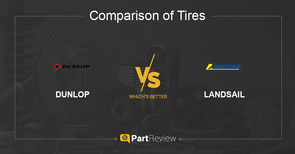 Comparison of tires DUNLOP and LANDSAIL