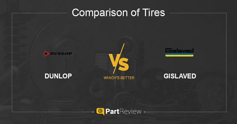 Comparison of tires DUNLOP and GISLAVED