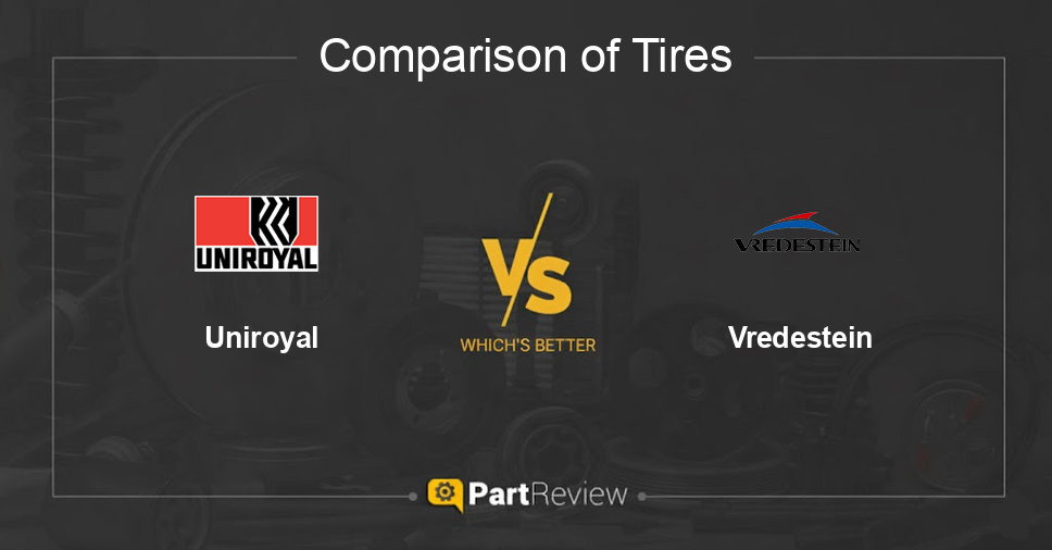Comparison of tires Uniroyal and Vredestein