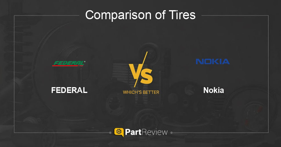 Comparison of tires FEDERAL and Nokia
