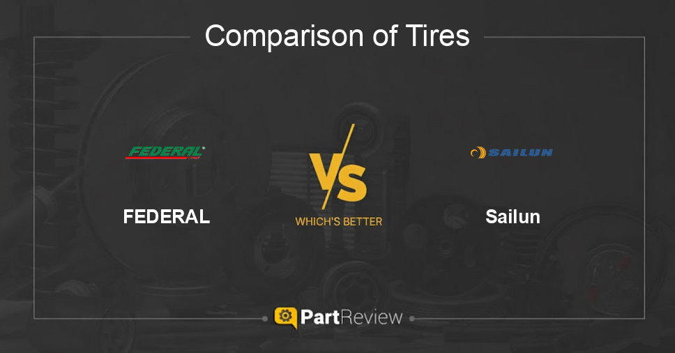 Comparison of tires FEDERAL and Sailun