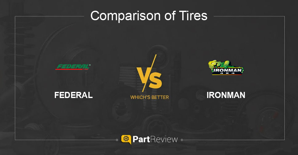 Comparison of tires FEDERAL and IRONMAN
