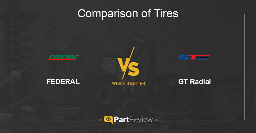 Comparison of tires FEDERAL and GT Radial
