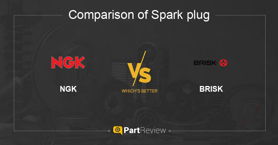 Comparison of spark plug NGK and BRISK