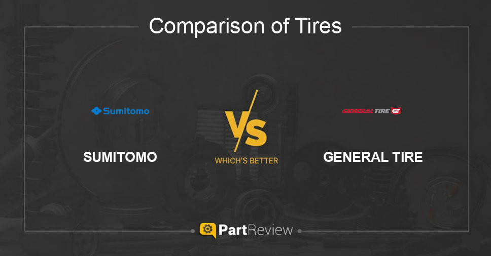 Comparison of tires SUMITOMO and GENERAL TIRE