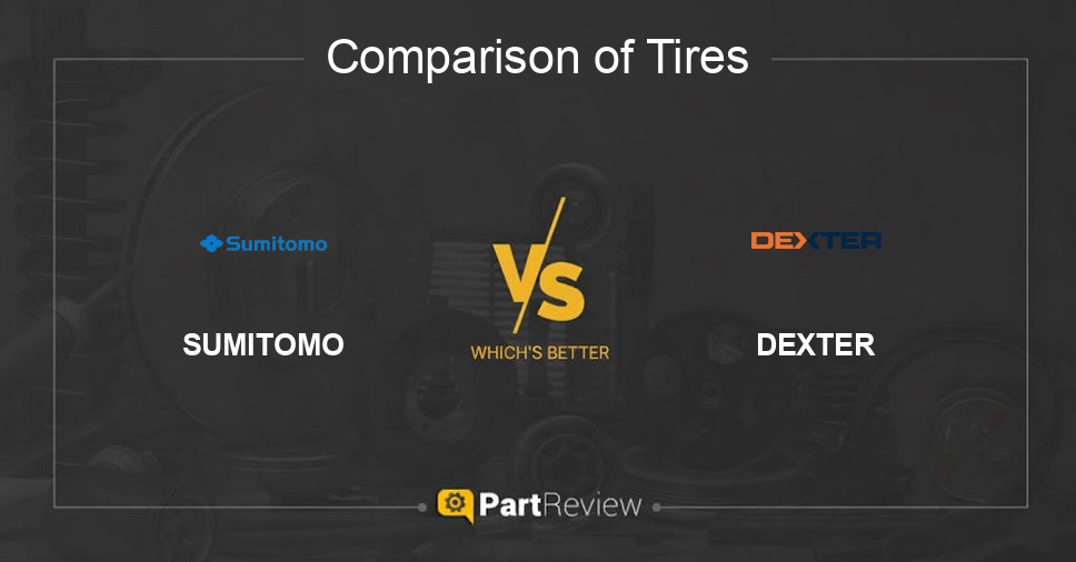 Comparison of tires SUMITOMO and DEXTER