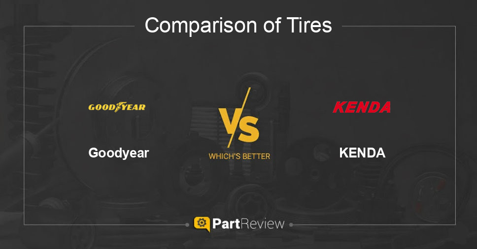 Comparison of tires Goodyear and KENDA