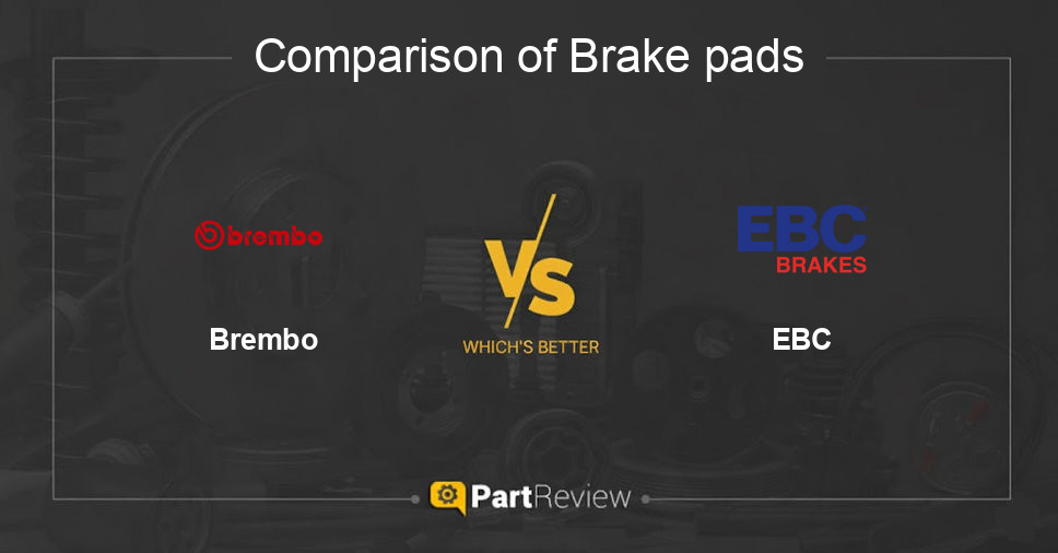 Comparison of brake pads Brembo and EBC