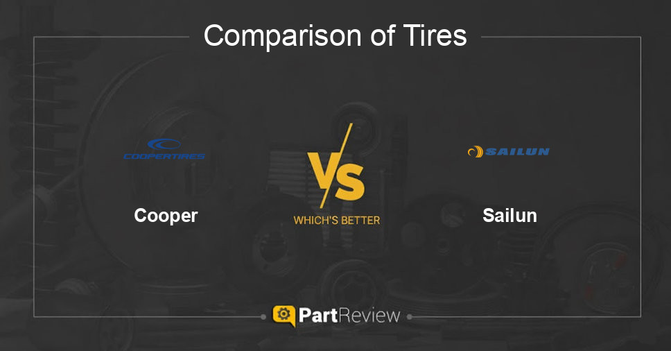 Comparison of tires Cooper and Sailun