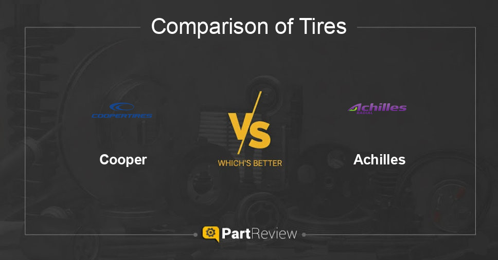 Comparison of tires Cooper and Achilles