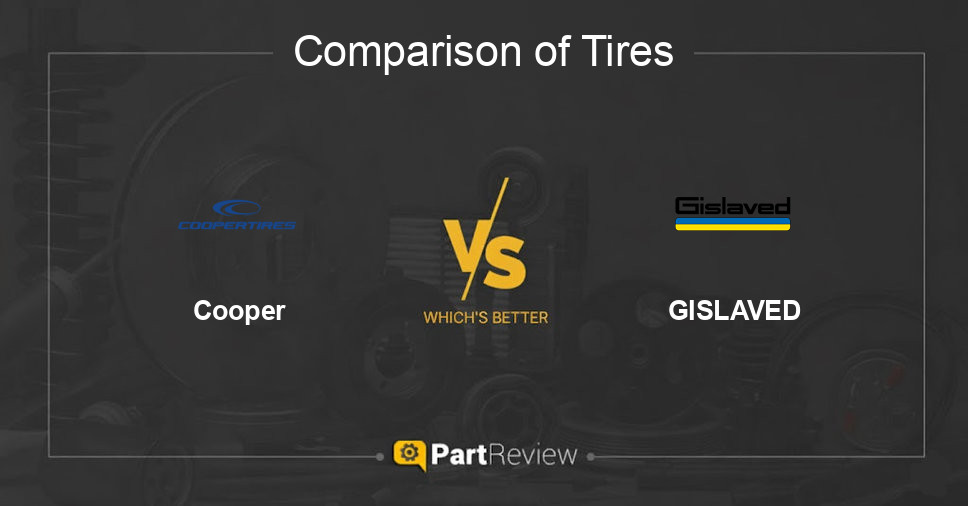Comparison of tires Cooper and GISLAVED