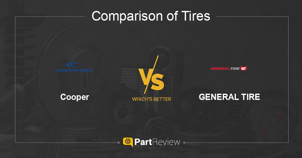 Comparison of tires Cooper and GENERAL TIRE