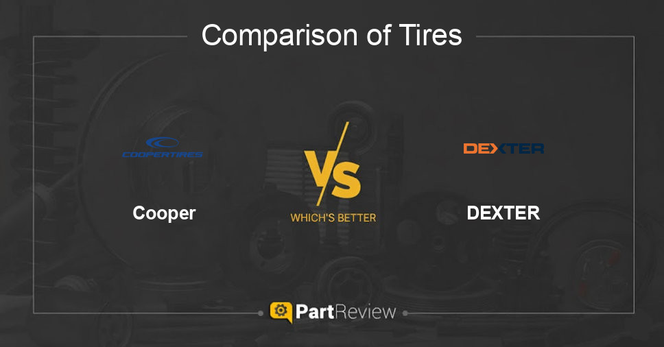 Comparison of tires Cooper and DEXTER