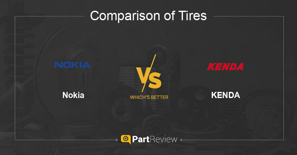 Comparison of tires Nokia and KENDA