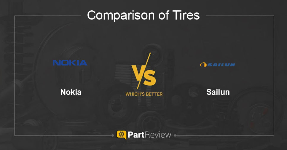 Comparison of tires Nokia and Sailun