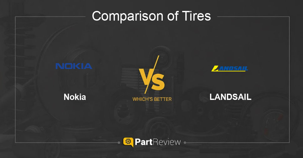 Comparison of tires Nokia and LANDSAIL