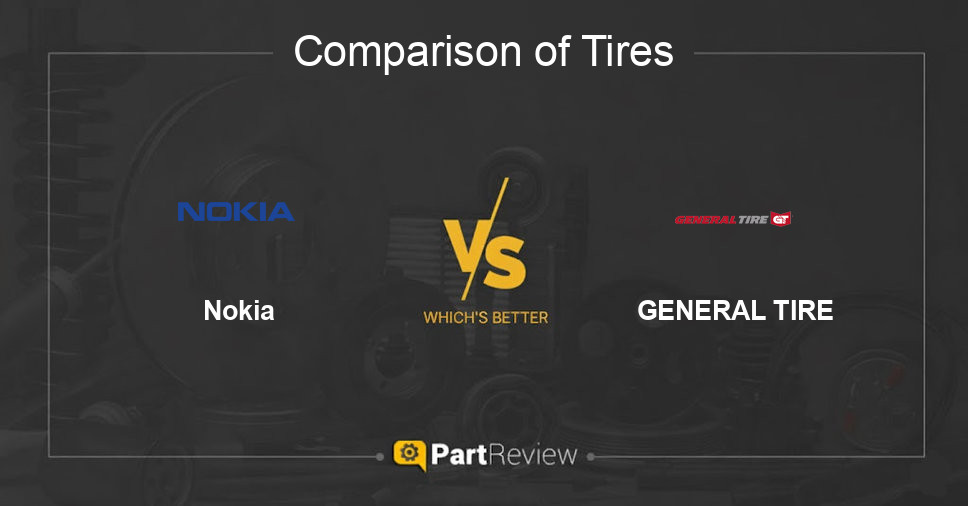 Comparison of tires Nokia and GENERAL TIRE