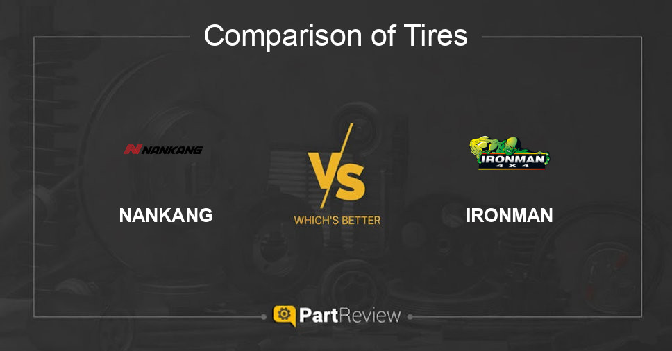 Comparison of tires NANKANG and IRONMAN