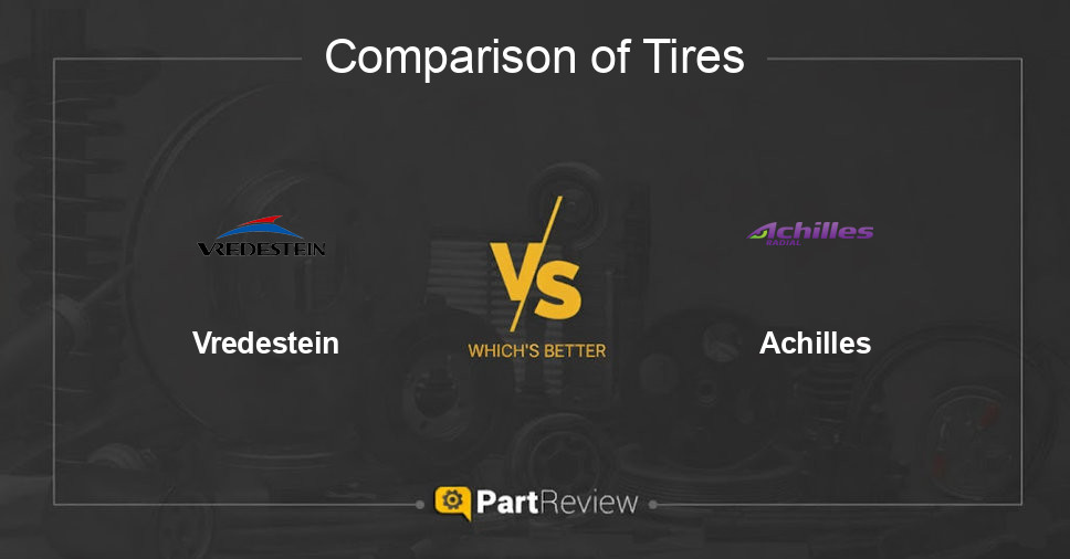 Comparison of tires Vredestein and Achilles