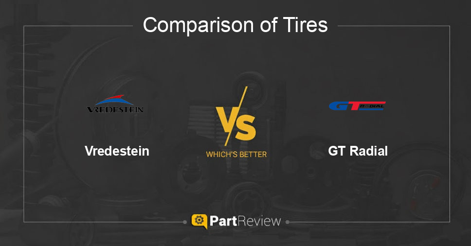 Comparison of tires Vredestein and GT Radial