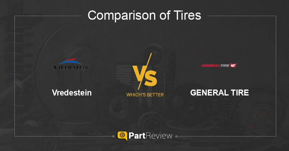 Comparison of tires Vredestein and GENERAL TIRE