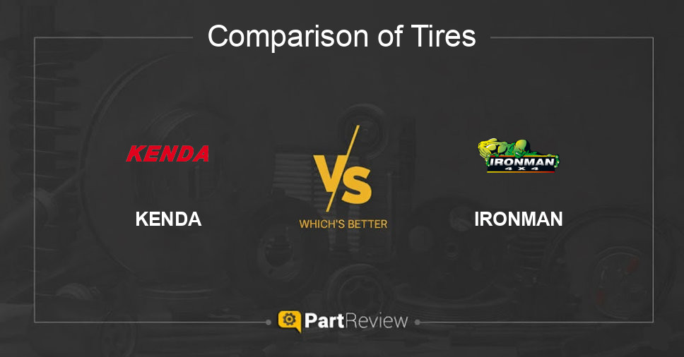 Comparison of tires KENDA and IRONMAN