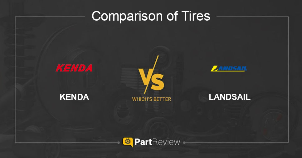 Comparison of tires KENDA and LANDSAIL