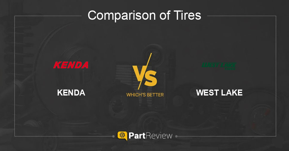 Comparison of tires KENDA and WEST LAKE