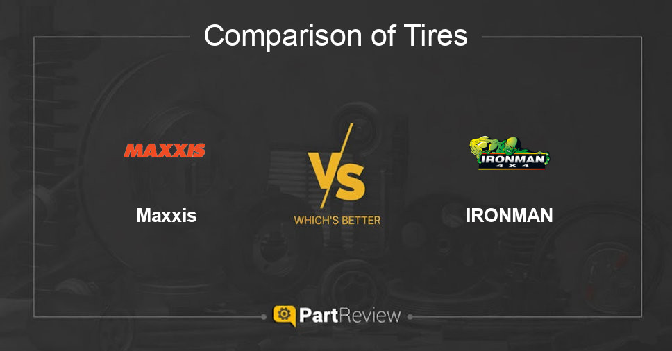 Comparison of tires Maxxis and IRONMAN