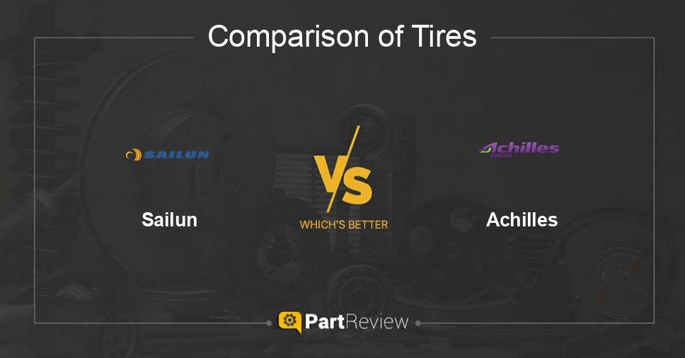 Comparison of tires Sailun and Achilles