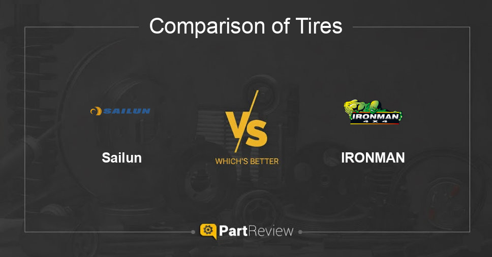 Comparison of tires Sailun and IRONMAN