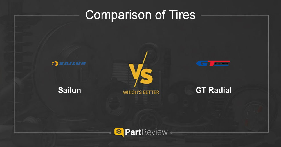 Comparison of tires Sailun and GT Radial