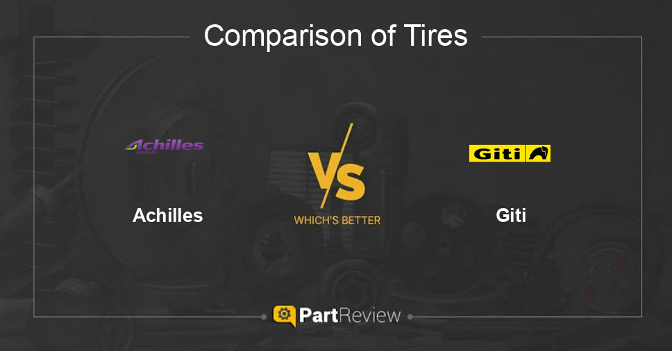 Comparison of tires Achilles and Giti