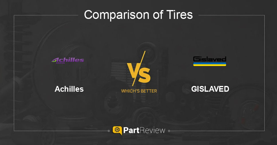 Comparison of tires Achilles and GISLAVED