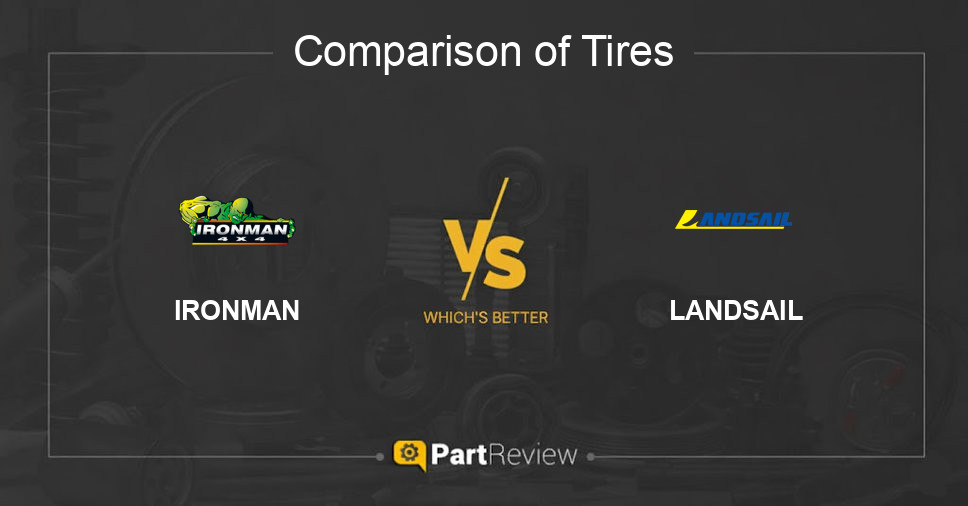 Comparison of tires IRONMAN and LANDSAIL