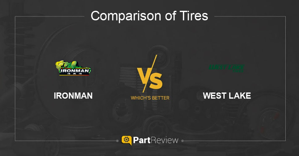 Comparison of tires IRONMAN and WEST LAKE