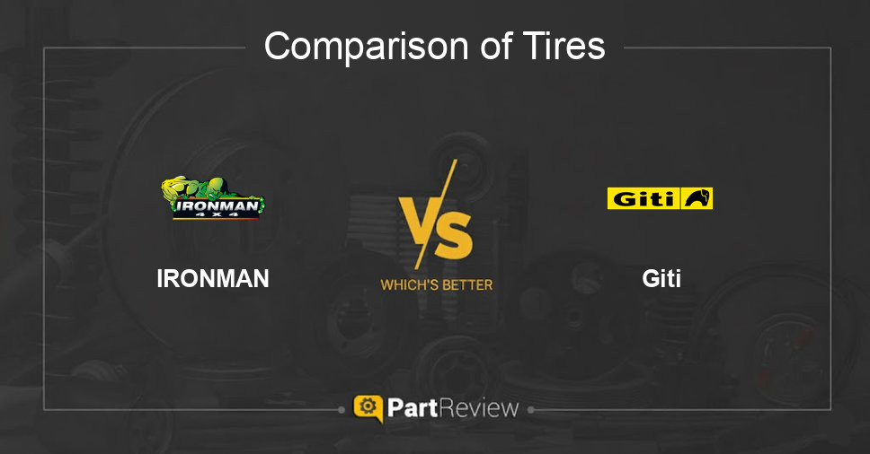 Comparison of tires IRONMAN and Giti