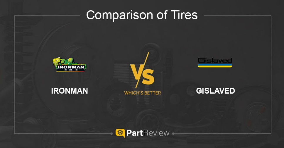 Comparison of tires IRONMAN and GISLAVED