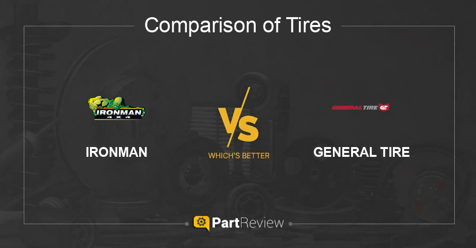 Comparison of tires IRONMAN and GENERAL TIRE