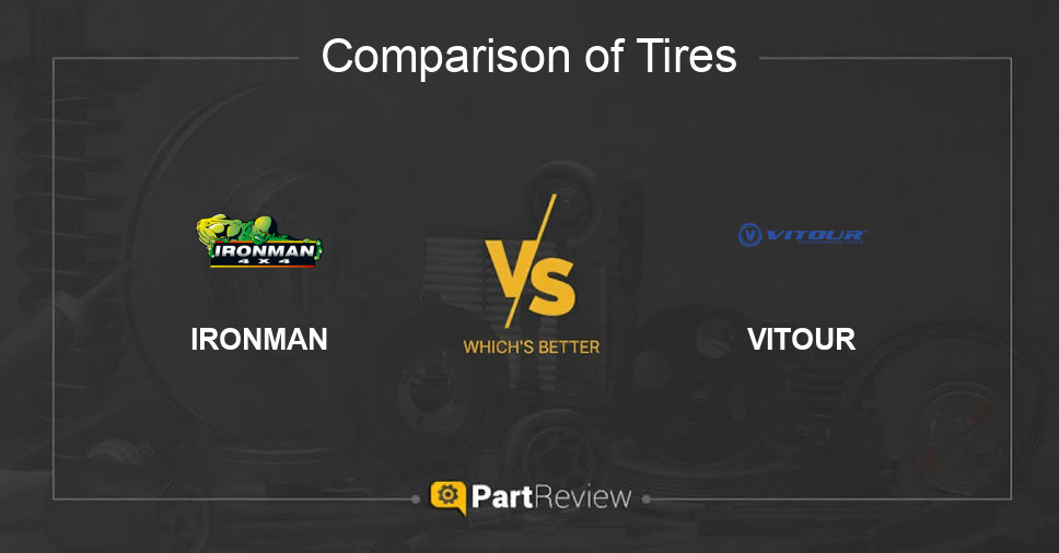 Comparison of tires IRONMAN and VITOUR